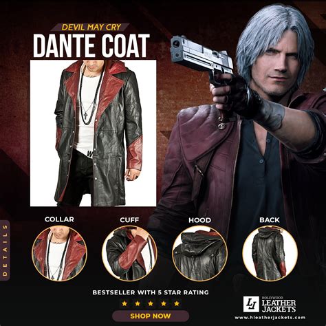 dmc dante jacket replica|devil may cry dmc coat.